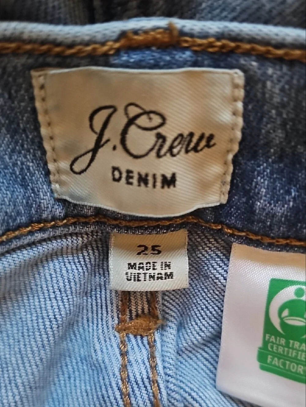 J. Crew Men's Straight-Leg Blue Denim Jeans